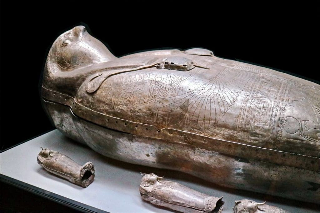 Mummy coffin, Tomb Antiques, Ancient Egypt relics, Archeology