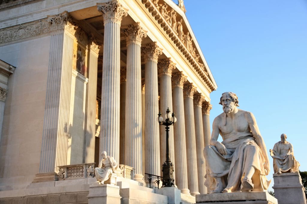 Statue of Herodotus in Greece