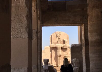 Entering the Ptah Temple at Karnak