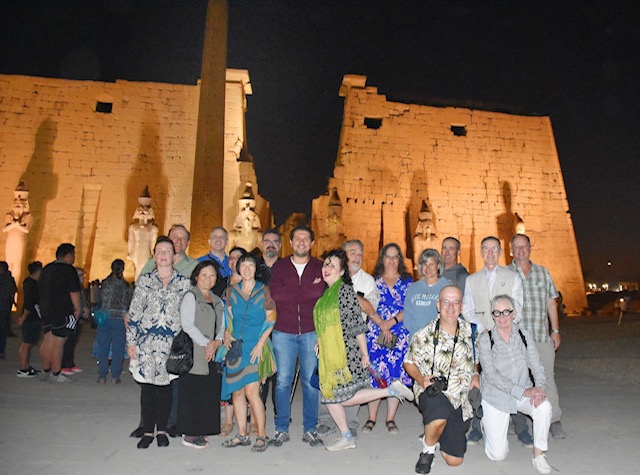 Night tour of Luxor Temple November 2022