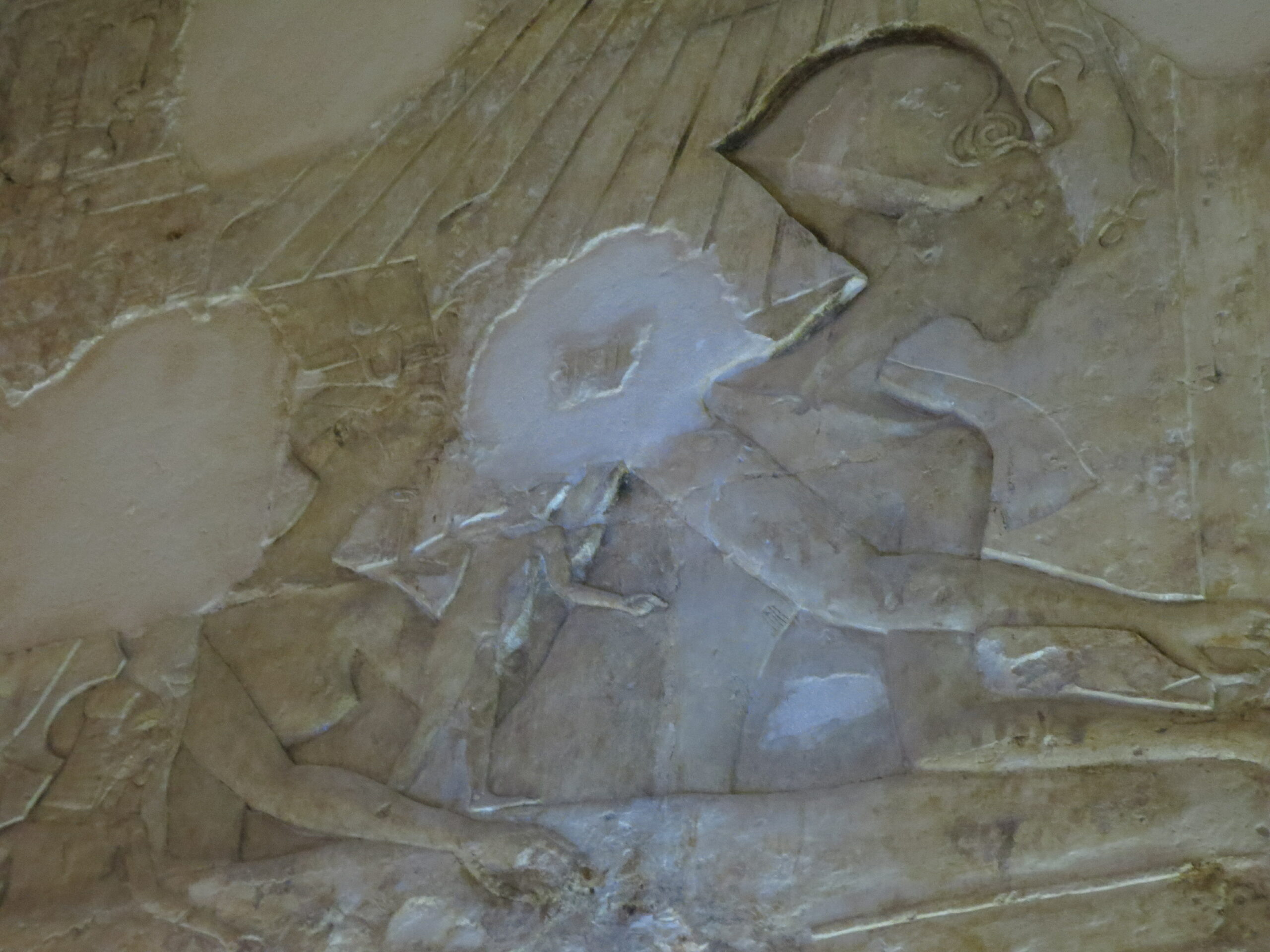 Rare Akhenaten and Nefertiti reliefs in North Tombs