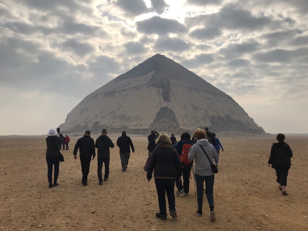 Approaching the Bent Pyramid