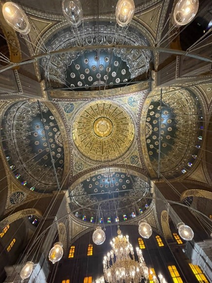 Inside Mohamed Ali Mosque