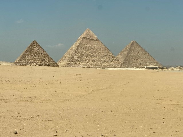 Pyramids of Khufu, Khafre and Menkaure