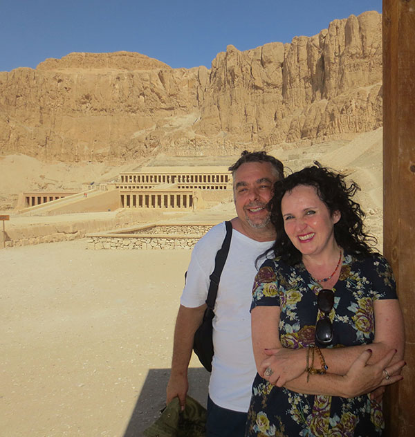 Francois and me at Hatshepsut