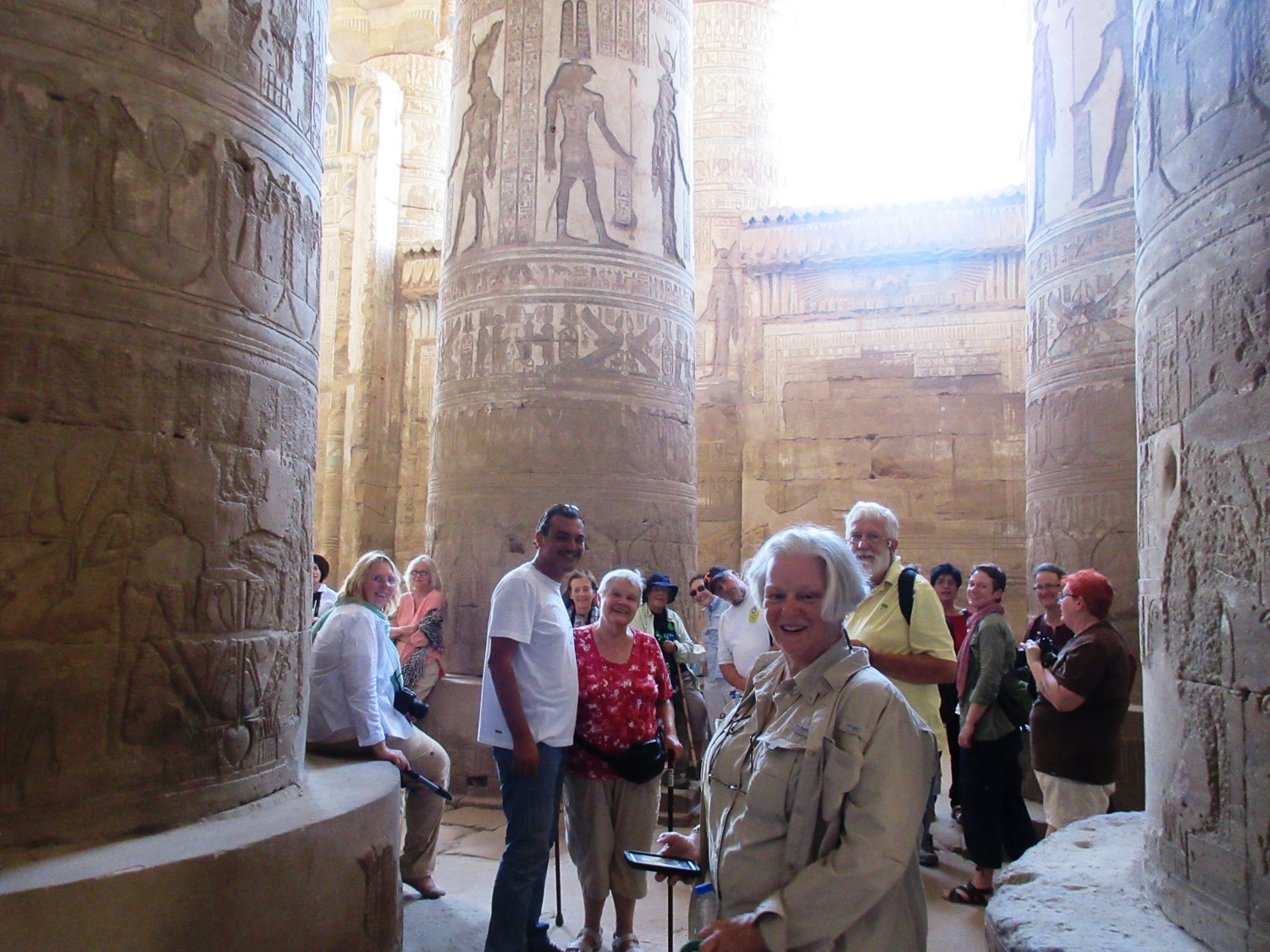 Inside Denderah with Laura