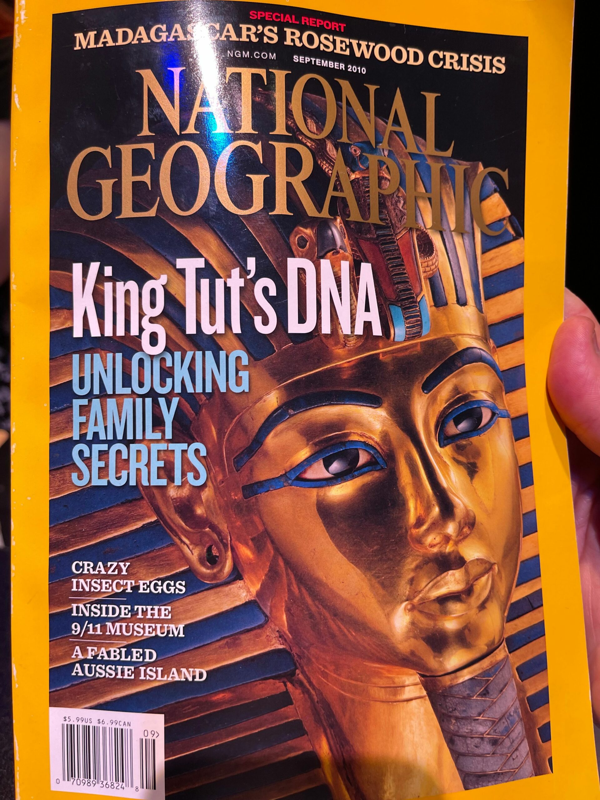 National Geographic's 2010 issue featuring Tut